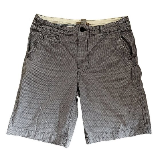 Ruff Hewn men's shorts checkered blue and white pants comfortable bermuda summer - Picture 1 of 4